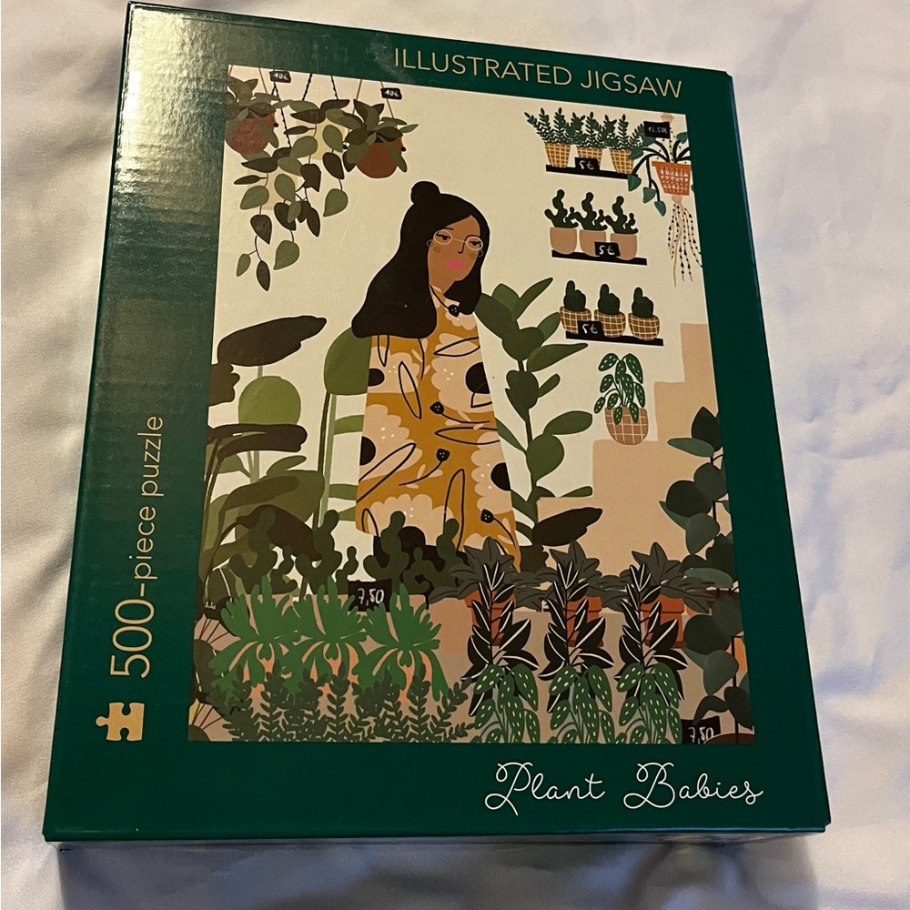 Illustrated Jigsaw Plant Babies 500 piece puzzle